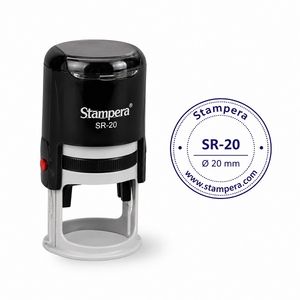 مهر اتوماتیک دایره‌ای استمپرا مدل SR 20