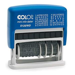 مهر اتوماتیک تاریخ‌دار فارسی کلوپ مدل S120/WD Dater