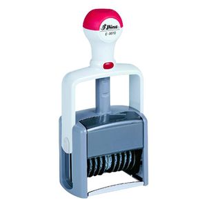 مهر اتومایتک حرفه ای شماره زن 10 رقمی شاینی با جای ژلاتین مدل  E-9510/PL IR L