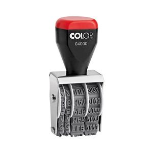 مهر تاریخ‌زن دستی انگلیسی کلوپ مدل  Colop 04000