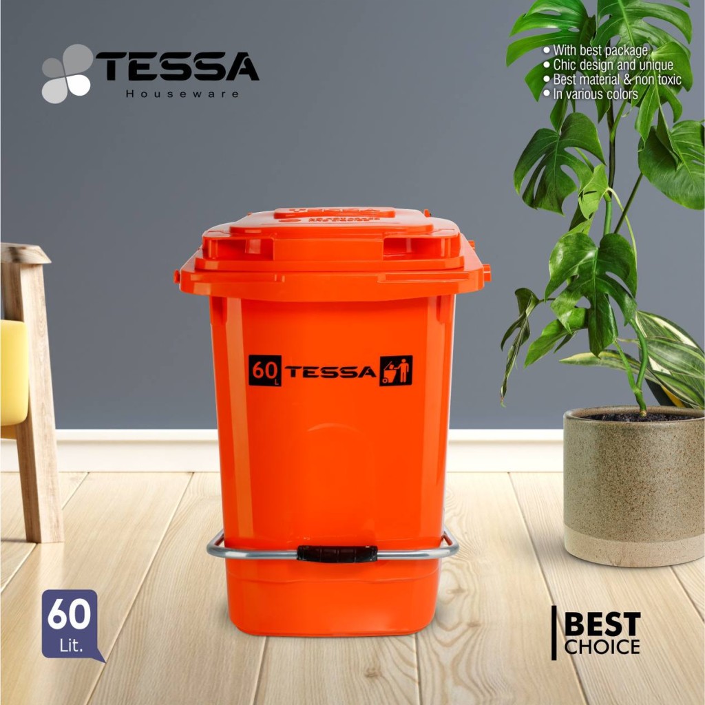 مخزن(سطل) زباله ۶۰ لیتر تسا
