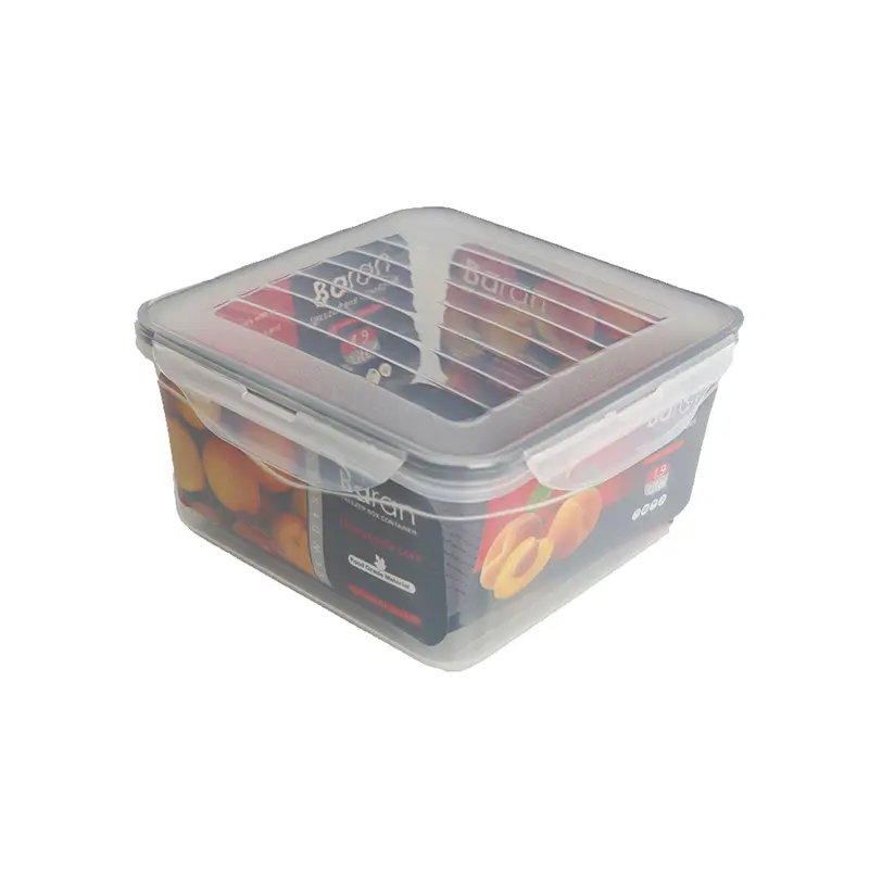 ظرف فریزری باران سایز 4 مربع متوسط 1.9 لیتری