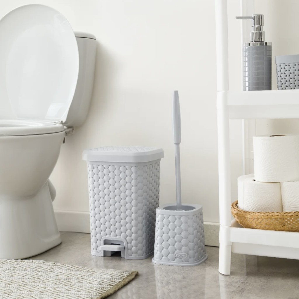 سرویس سطل و فرچه توالت حصیری اکسون