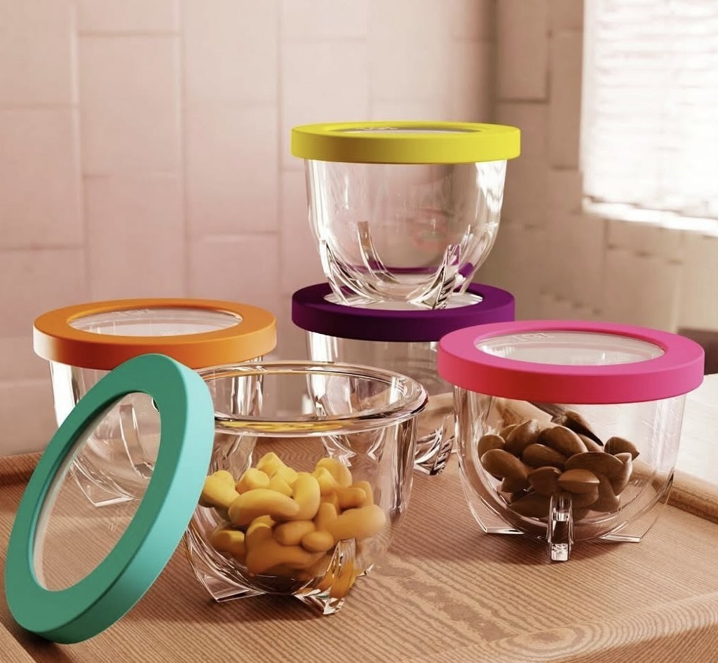 کاسه دربدار شیشه ای کوچک