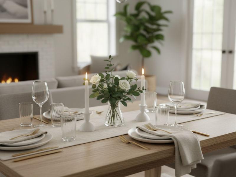 ۱۰ ایده برای چیدمان میز پذیرایی شیک و ساده در خانه