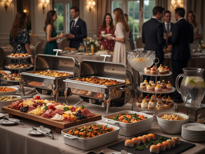 راهنمای انتخاب بهترین ظروف سرو برای مهمانی‌های بزرگ