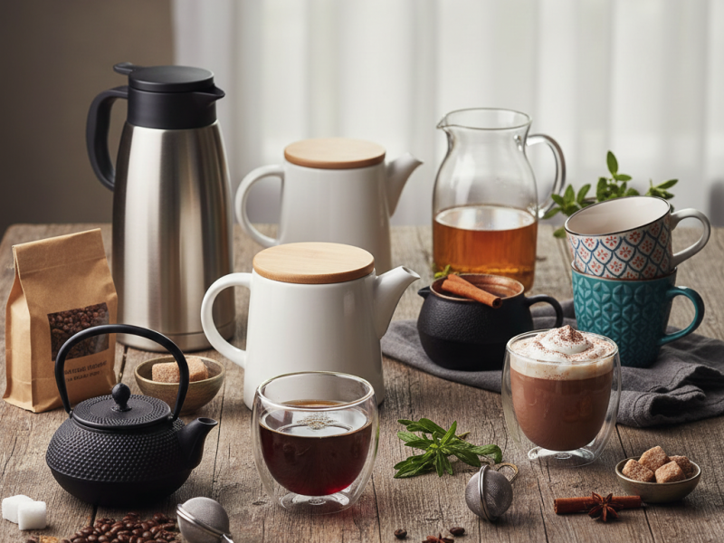 راهنمای انتخاب بهترین ظروف برای سرو قهوه و نوشیدنی‌های گرم