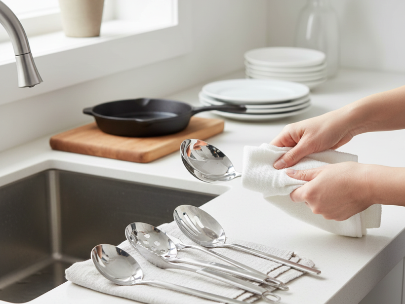 چطور ظروف آشپزخانه را طوری نگهداری کنیم که همیشه نو و براق بمانند؟