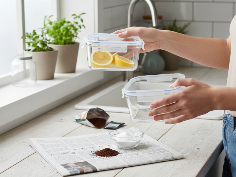 روش‌های ساده برای جلوگیری از بو گرفتن ظروف پلاستیکی و شیشه‌ای