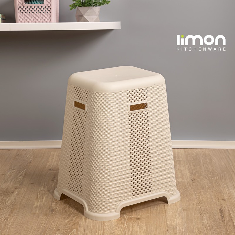 چهارپایه ۵۰ سانتی طرح بافت لیمون