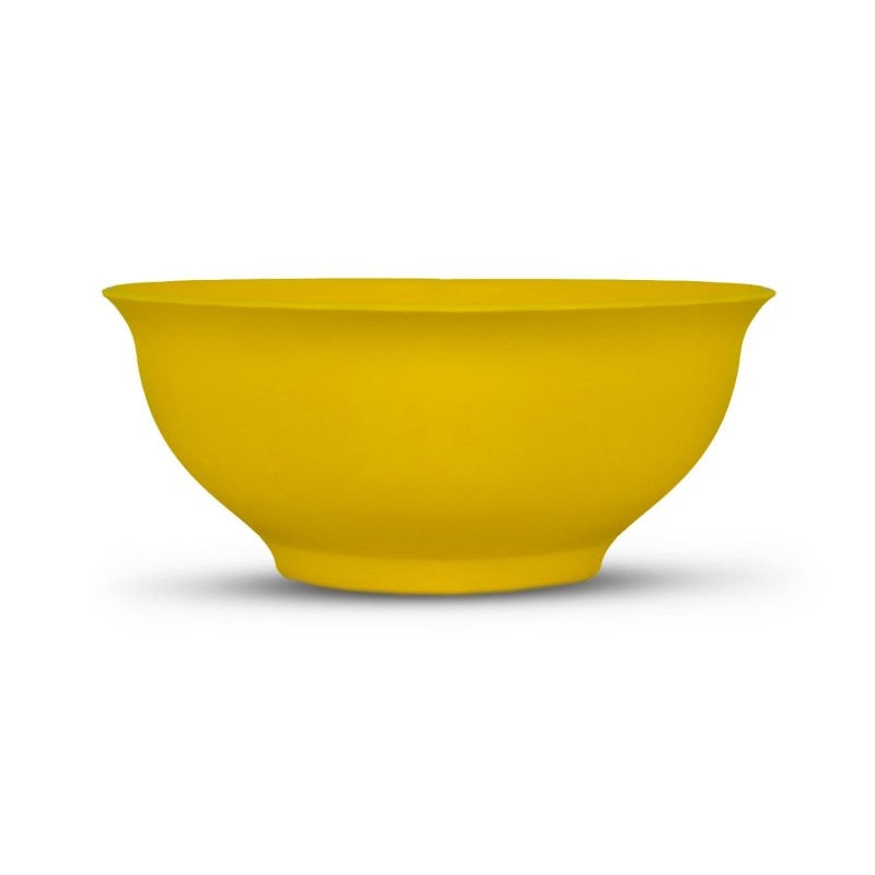 کاسه(پیاله)آبگوشت خوری رنگی(زرد) ملامین