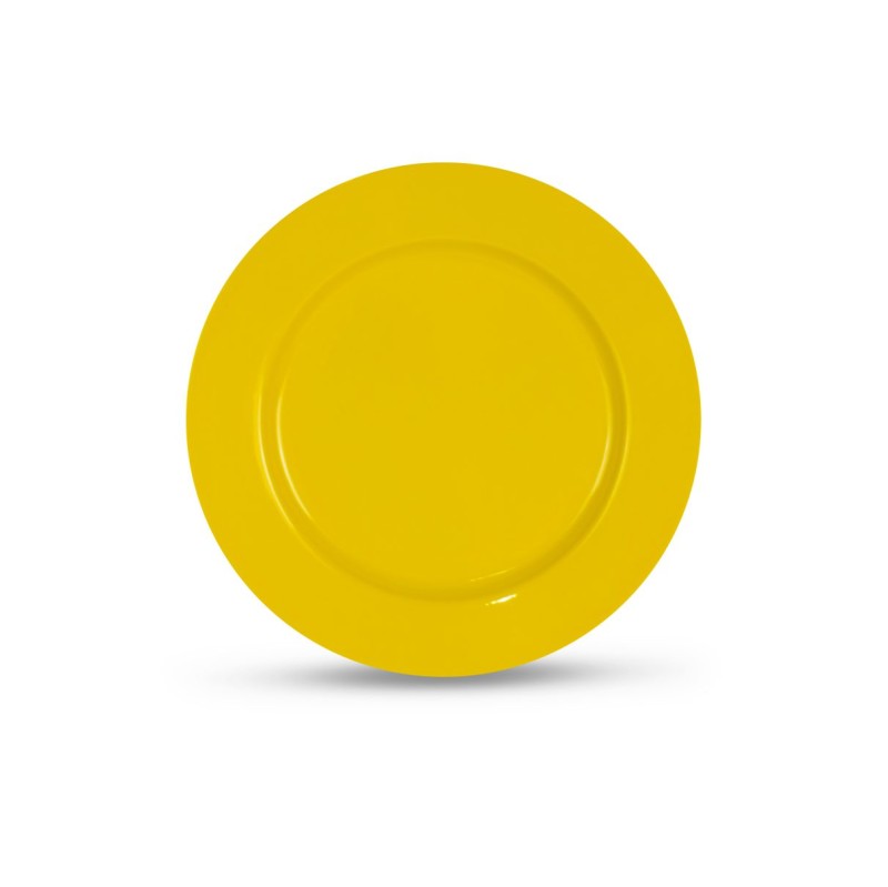 پیش دستی رنگی (زرد) ملامین