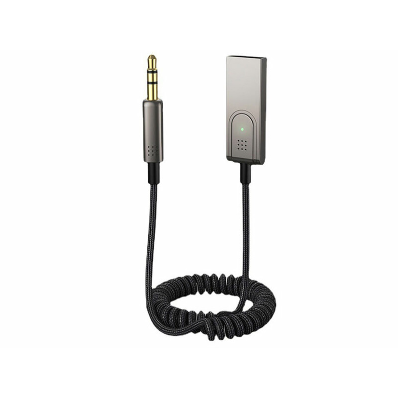 گیرنده بلوتوث خودرو به همراه کابل صدا آی یو ایکس کوتتسی Coteetci Bluetooth 5.0 AUX Car Bluetooth receiver 74001