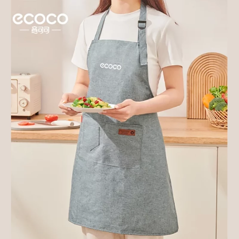 پیش بند آشپزخانه اکوکو ECOCO مدل E25104 ضد آب و ضد چربی با جیب