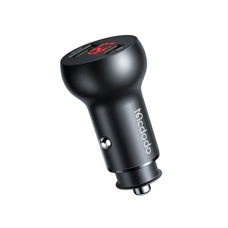 شارژر فندکی خودرو فست‌شارژ ماشین تایپ سی 45 وات مک دودو CC-7030