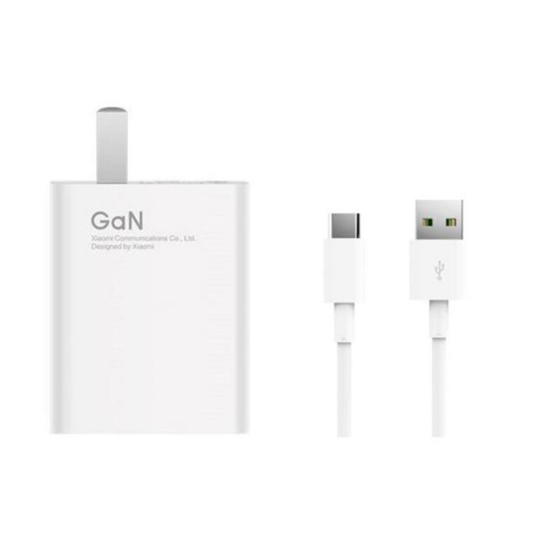 شارژر دیواری سریع با کابل تایپ سی شیائومی Xiaomi 55W GaN Fast Charger MDY-12-EQ