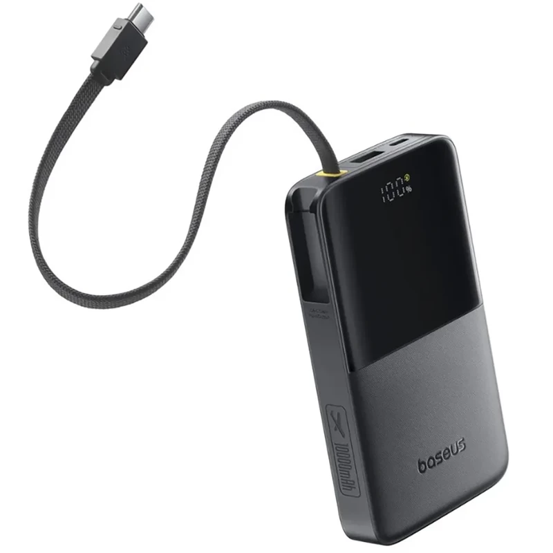 پاور بانک 10000 باسئوس Baseus مدل PPBD2P-1022 توان 22.5 وات با کابل