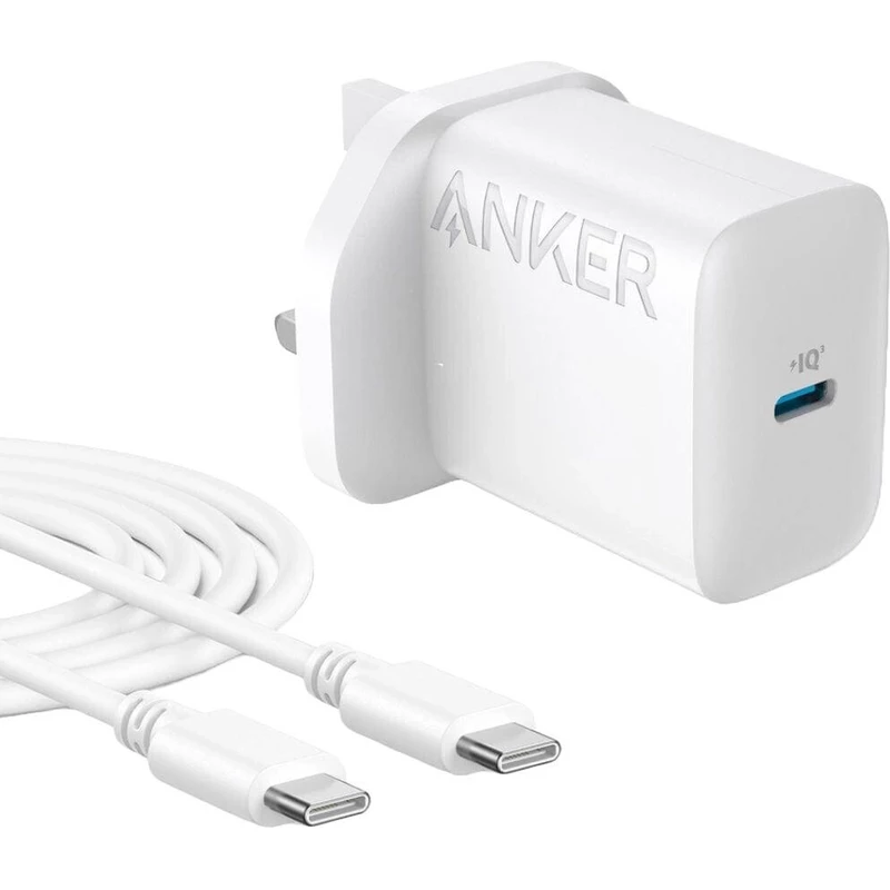 شارژر دیواری 20 وات انکر Anker مدل B2347k21 با کابل تایپ سی