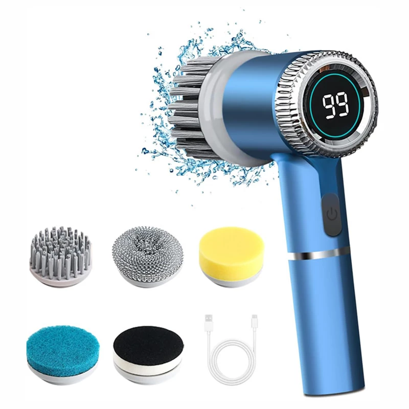 فرچه و برس برقی شستشو مدل JN-118 شارژی با 5 سری قابل تعویض