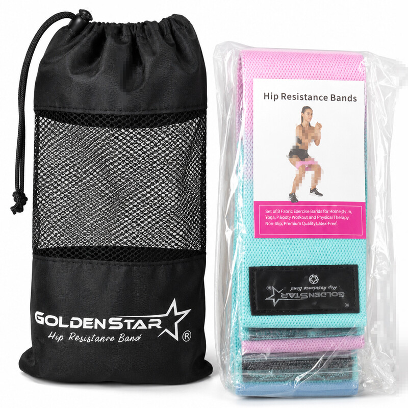 کش مقاومتی پا و باسن گلدن استار GoldenStar پک 3 عددی