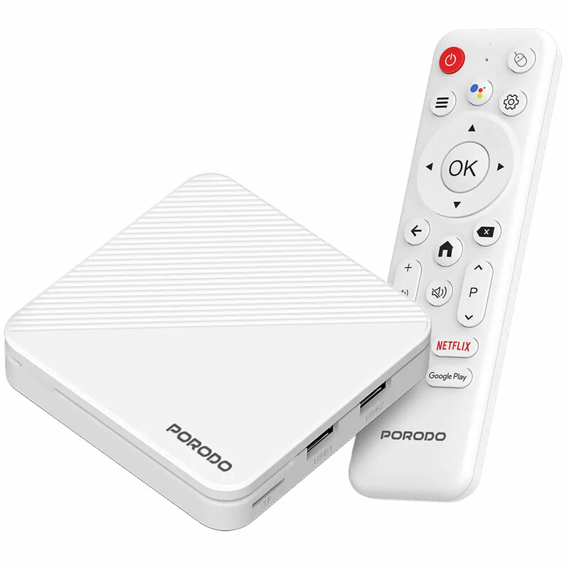 اندروید باکس پورودو Porodo مدل PDH96MAXWH با پخش 4K