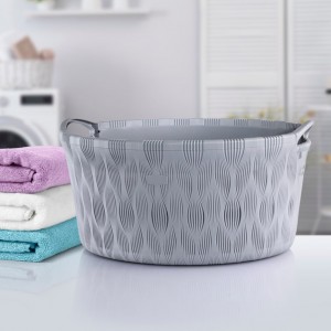 سبد رخت بیضی 27 لیتری فلورا هوم کت