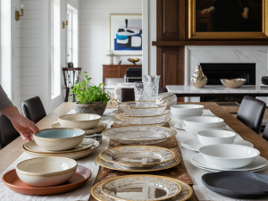 چطور ظروف پذیرایی مناسب سبک دکور خانه‌مان را انتخاب کنیم؟