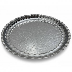 سینی استیل گرد مدل کنگره