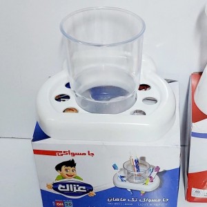 جا مسواکی لیوان دار تک