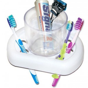 جا مسواکی لیوان دار تک غزال