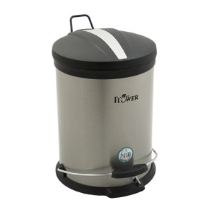 سطل زباله استیل مدل Flower پدالی