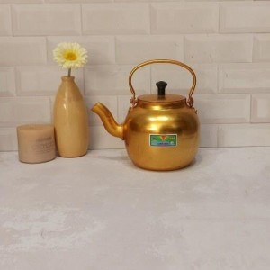 کتری ( قوری ) آلومینیوم ، روحی مدل طلایی سایز۲۰