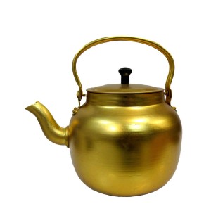 قوری آلومینیوم ، روحی مدل طلایی سایز۲۰