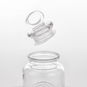 بانکه شیشه‌ای لیمون مدل روستیک