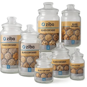 بانکه شیشه‌ای زیباسازان مدل دیسفان سایز۱