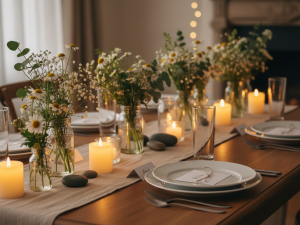 ایده‌هایی برای تزیین میز پذیرایی عصرانه با وسایل ساده