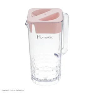 پارچ هومکت مدل مایا شفاف سایز بلند