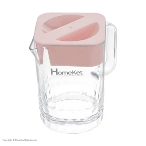 پارچ هومکت مدل مایا شفاف سایز کوتاه