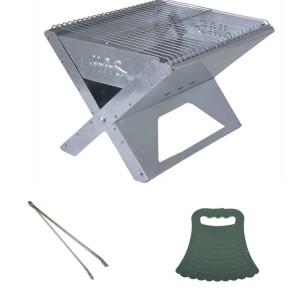 منقل تاشو مسافرتی به همراه  بادبزن