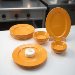 سوپ خوری رنگی(نارنجی)ملامین