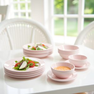 پیش دستی رنگی(صورتی)ملامین