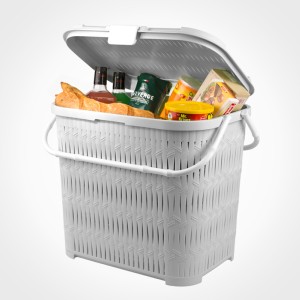 سبد پیک نیک دربدار بلند لیمون