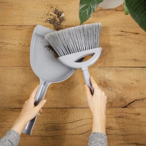 ست جارو خاک اندار دسته کوتاه اکسون