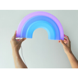 خرید چراغ خواب فانتزی شارژی رومیزی و دیواری رنگین‌کمان رانمی Runmei rainbow night light CHD-01