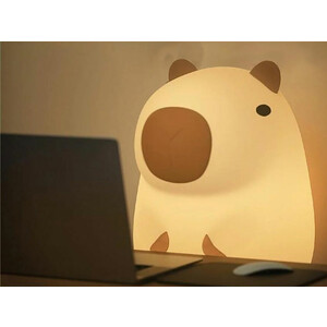 چراغ خواب رومیزی سیلیکونی شارژی New Capibara Silicone Night Light Sleeping DS-CPBR-01
