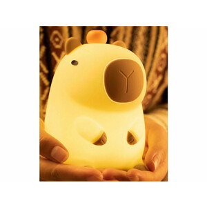 چراغ خواب رومیزی سیلیکونی شارژی New Capibara Silicone Night Light Sleeping DS-CPBR-01