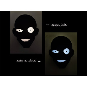 خرید چراغ خواب انیمه کارگاه کانن LED Anime Men in Black Night Lamp Japanese Detective Conan Prisoner Little Night