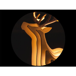 کیفیت چراغ های چوبی فانتزی طرح گوزن Animal Wooden Night Light Parent-Child Interactive Assemble Toys