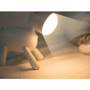 خرید چراغ رومیزی سیلکونی  فانتزی طرح گوزن Cartoon deer small night light USB charging sleep with silicone LED elk light children