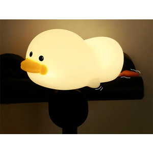 خرید چراغ خواب سیلیکونی شارژی طرح اردک Duck LED Night Lamp Silicone USB Rechargeable Sleeping light